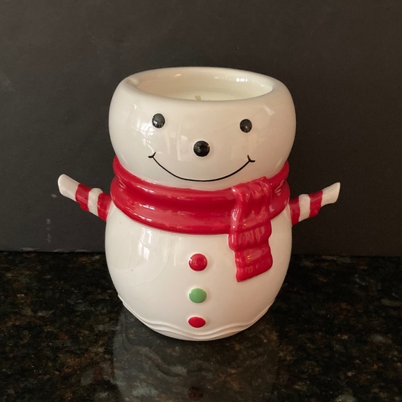 Slatkin & Co./Harry Slatkin Evergreen Snowman Candle/5.5 oz./NEW/NEVER USED! - Picture 1 of 2